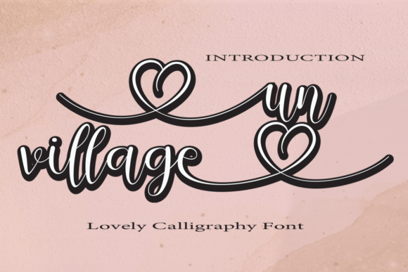 Adding Love and Handwritten Charm to Your Products with Un Village Font