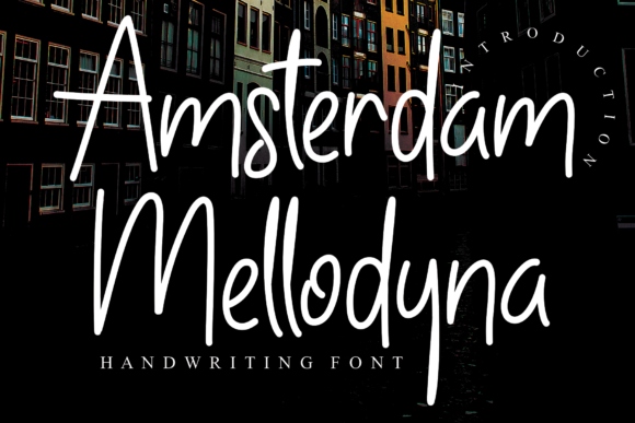 Amsterdam Mellodyna: A Handwritten Font for Creative Web Design