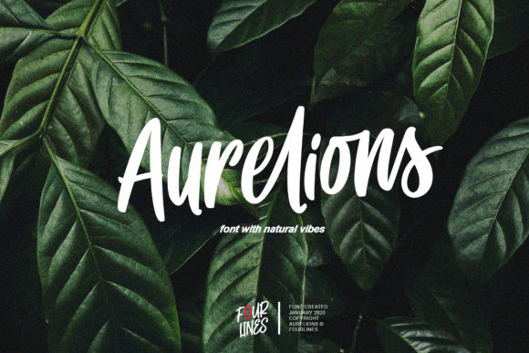 Aurelions: Elevating Digital Branding with a Masterful Handwritten Font