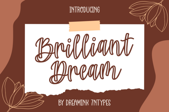 Brilliant Dream: A Handwritten Font for Editorial Elegance
