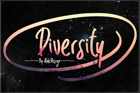 Diversity: A Modern Handwritten Font for Editorial Expression