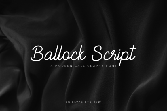 Enhance Your Brand with Ballock: A Premium Handwritten Font