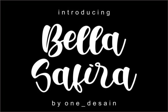 Enhance Your Brand with Bella Safira Font
