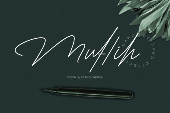 Enhance Your Brand with Muflih: A Refined Script Font