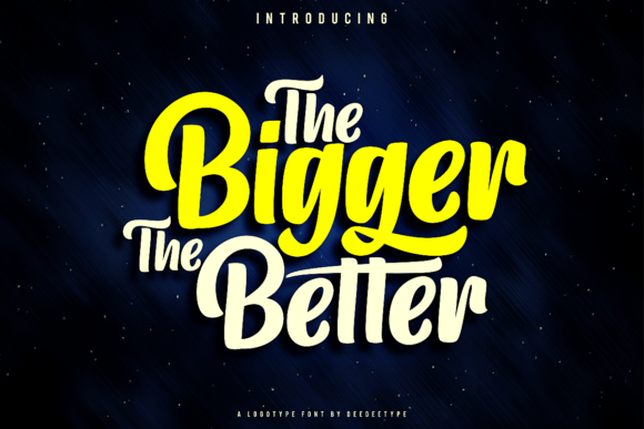 Finding a Creative Voice with The Bigger the Better Font