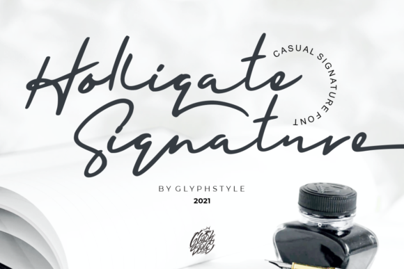 Holligate: A Casual Handwritten Font for Natural Branding