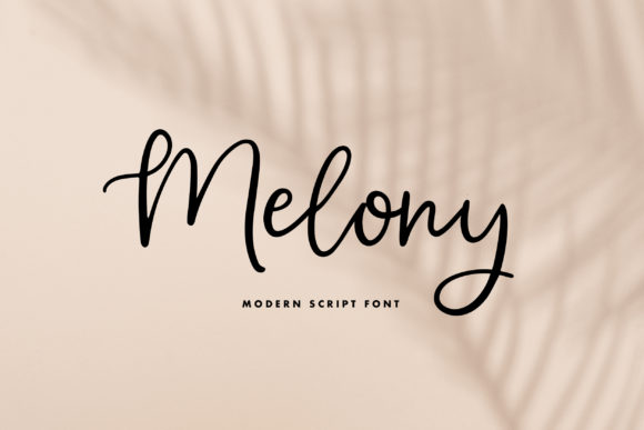 Melony: An Elegant Script Font for Delicate Branding