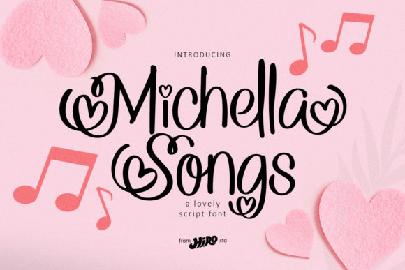 Michella Songs: A Romantic Font for Building a Cohesive Brand