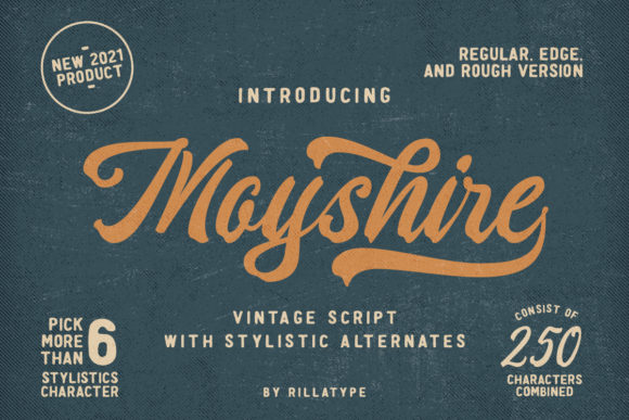 Moyshire Font: The Bold Handwritten Touch for Your Brand