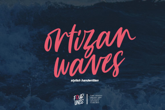Ortizan Waves: A Stylish Script Font for Creative Branding