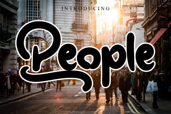 People: A Versatile Handwritten Font for Creative Campaigns