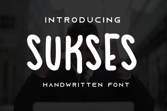 Sukses: A Handwritten Font for Editorial Warmth