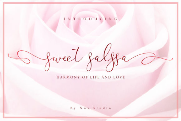 Sweet Salssa: A Font with a Sweet, Inviting Charm