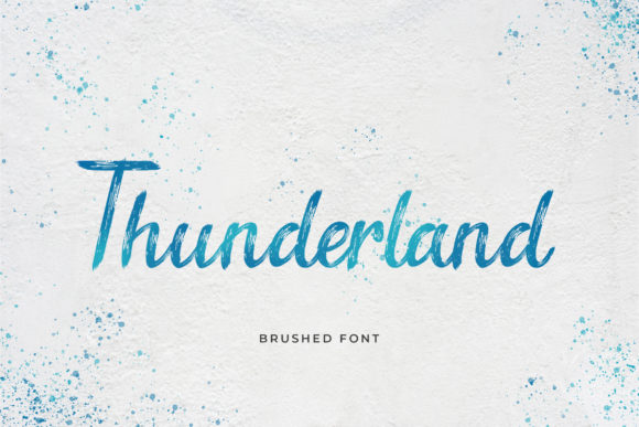 Thunderland: A Handwritten Font for Elegant Web Design