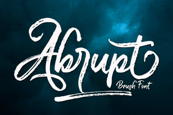Transform Your Brand with Abrupt: A Versatile Handwritten Font