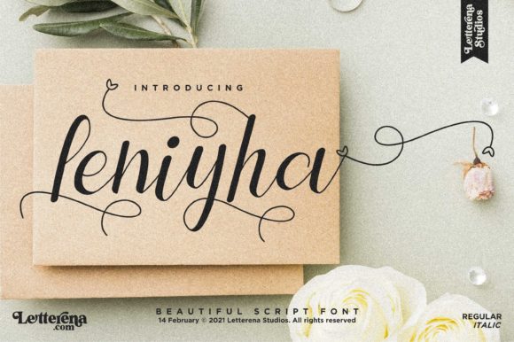 Transform Your Brand with Leniyha: A Stylish Script Font