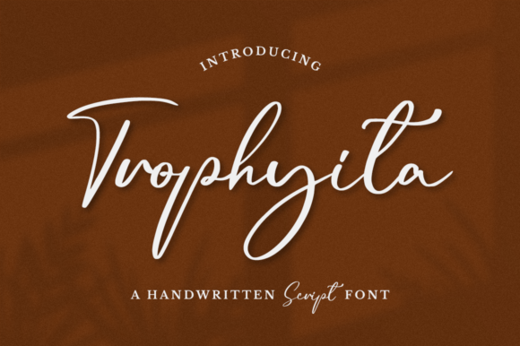 Trophyita: The Handwritten Font for Your Crafted Products