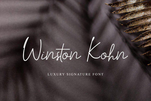Winston Kohn: A Delicate Script Font for Editorial Elegance