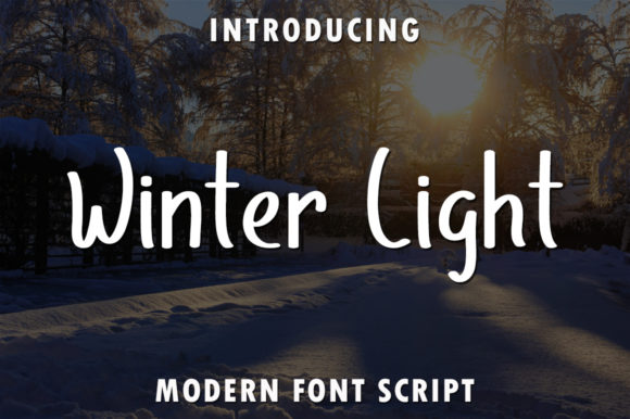 Winter Light: A Beautiful Handwritten Font for Creative Crafters